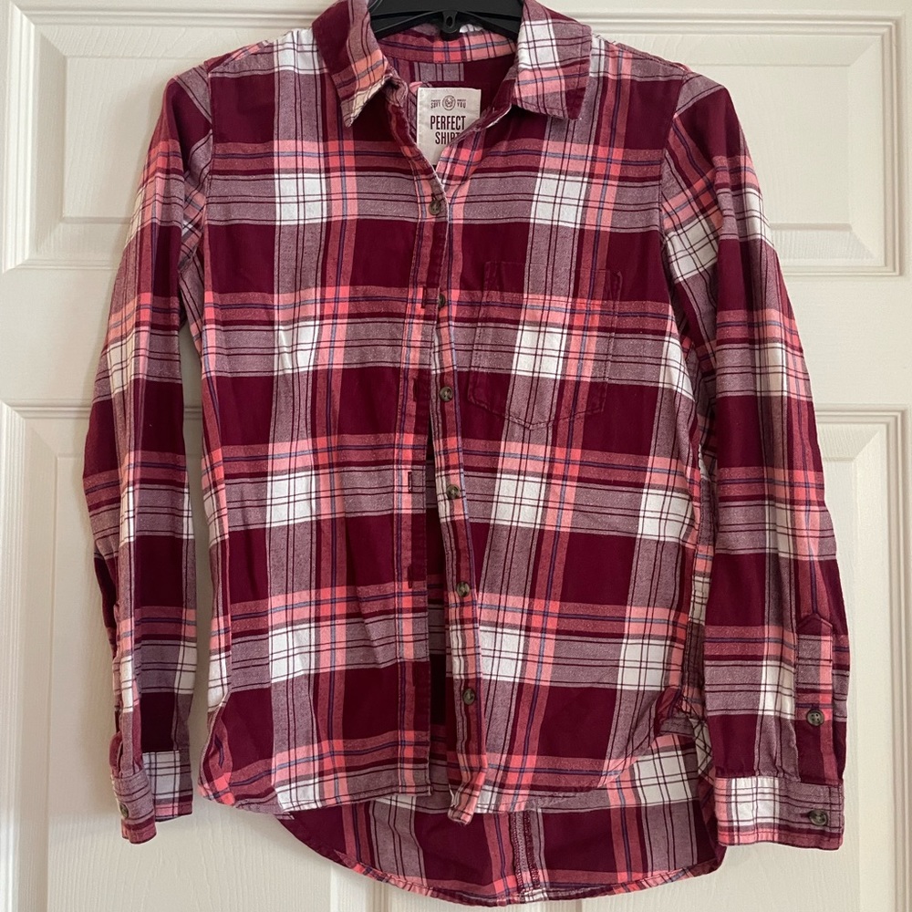 So - Pink Flannel - S